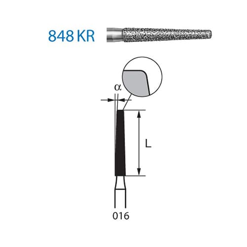 Fresa Komet 848KR-314-016 MINIMO 5/u