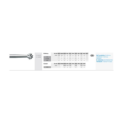 Fresa Maillefer D0023-204-035