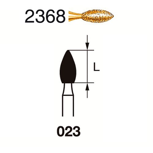 Fresa Komet 2368-314-023 Seie 2000 MINIMO 5/u