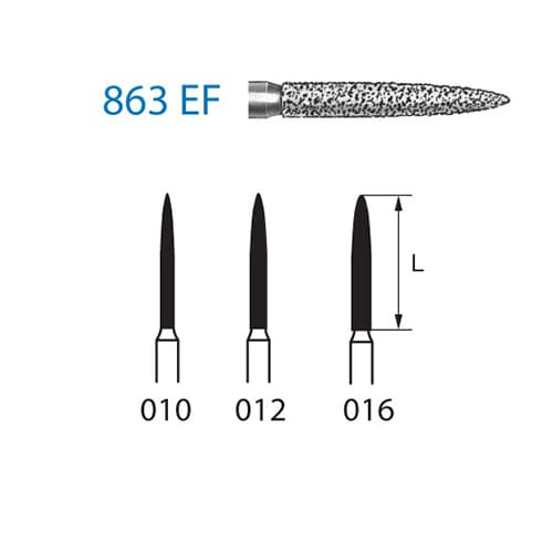 Fresa Komet 863EF-314-012 MINIMO 5/u