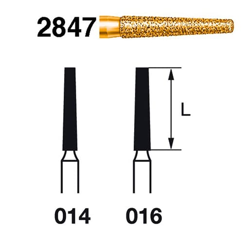 Fresa Komet 2847-314-016 Serie 2000 MINIMO 5/u
