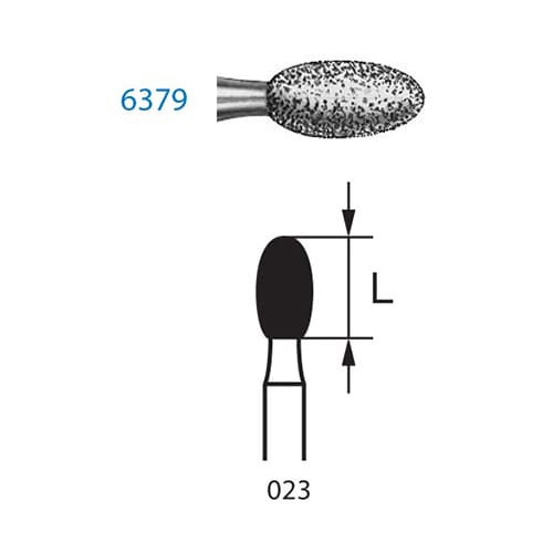 Fresa Komet 6379-314-023 MINIMO 5/u