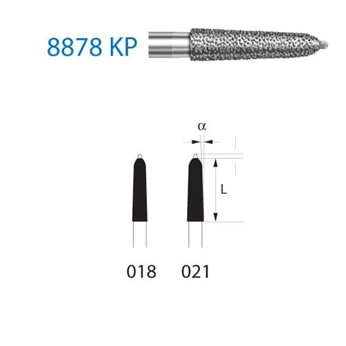 Fresa Komet 8878KP-314-021 MINIMO 5/u