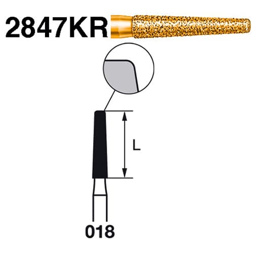 Fresa Komet 2847KR-314-018 Serie 2000 MINIMO 5/u