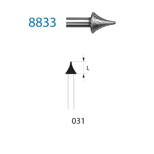 Fresa Komet 8833-314-031 MINIMO 5/u