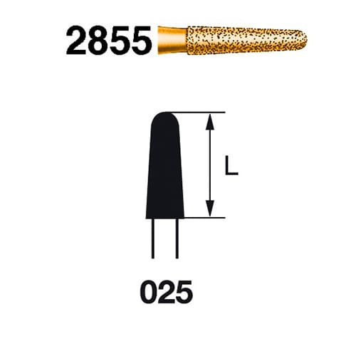 Fresa Komet 2855-314-025 Serie 2000 MINIMO 5/u