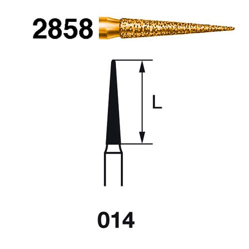 Fresa Komet 2858-314-014 Serie 2000 MINIMO 5/u