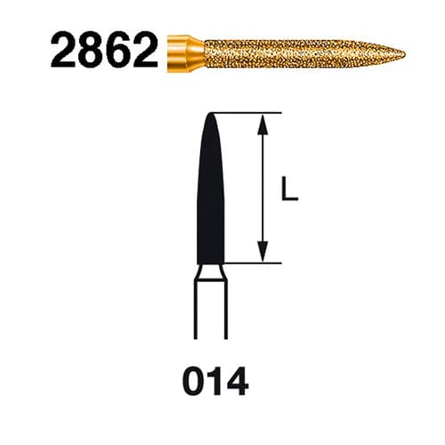 Fresa Komet 2862-314-014 Serie 2000 MINIMO 5/u