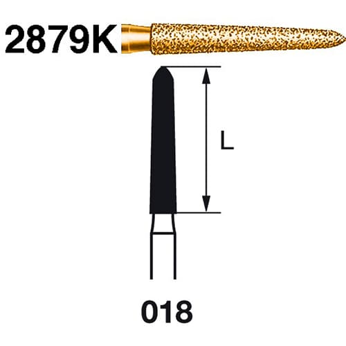Fresa Komet 2879K-314-018 Serie 2000 MINIMO 5/u