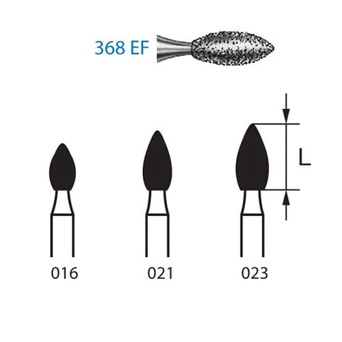 Fresa Komet 368EF-314-016 MINIMO 5/u