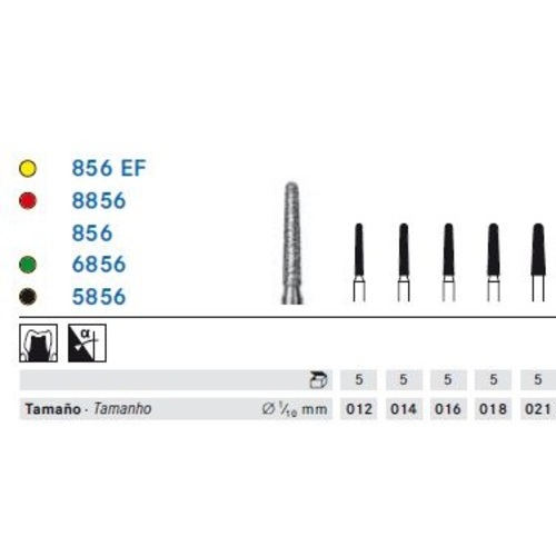 Fresa Komet 6856-314-012 MINIMO 5/u