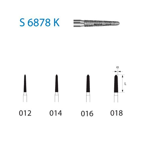 Fresa Komet S6878K-314-018 MINIMO 5/u