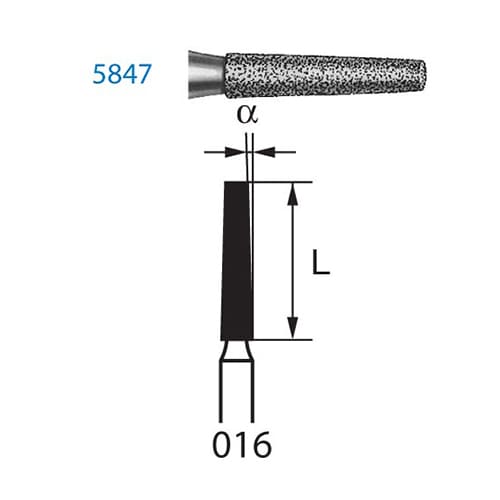 Fresa Komet 5847-314-016 MINIMO 5/u