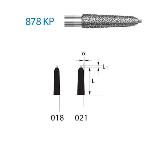 Fresa Komet 878KP-314-018 MINIMO 5/u