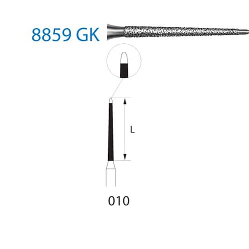 Fresa Komet 8859GK-314-010 MINIMO 5/u