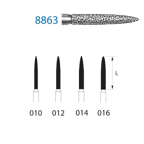 Fresa Komet 8863-314-012 MINIMO 5/u
