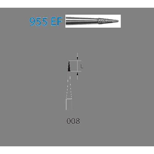 Fresa Komet 955EF-314-008 MINIMO 5/u