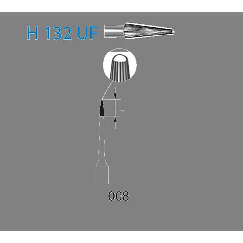 Fresa Komet H132UF-314-008 MINIMO 5/u