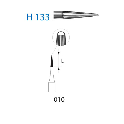 Fresa Komet H133-314-010 MINIMO 5/u
