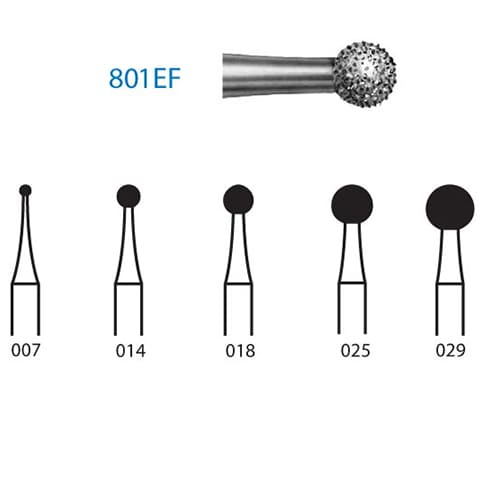 Fresa Komet 801EF-314-029 MINIMO 5/u