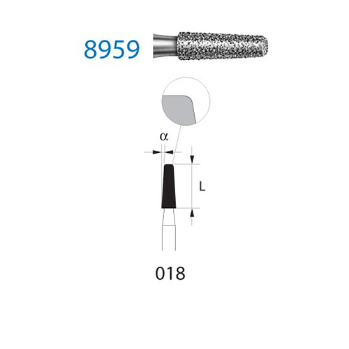 Fresa Komet 8959KR-314-018 MINIMO 5/u