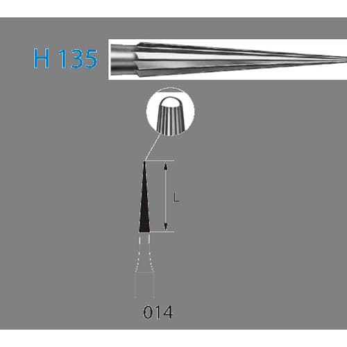 Fresa Komet H135-314-014 MINIMO 5/u