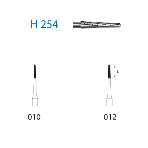 Fresa Komet H254-314-012 MINIMO 5/u