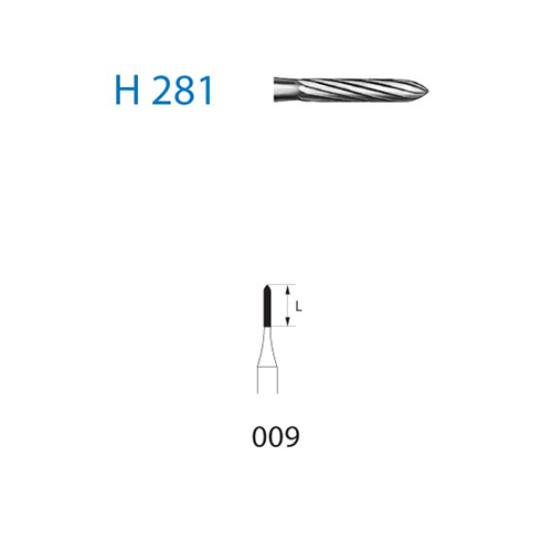 Fresa Komet H281-314-009 MINIMO 5/u