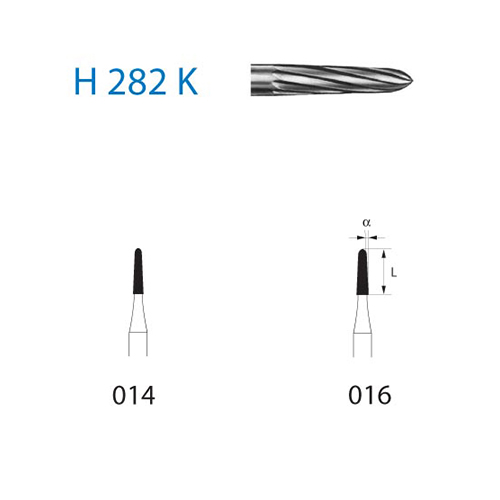 Fresa Komet H282K-314-016 MINIMO 5/u