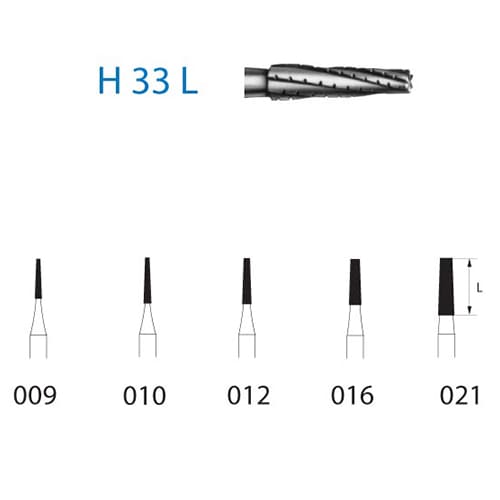 Fresa Komet H33L-314-010 MINIMO 5/u