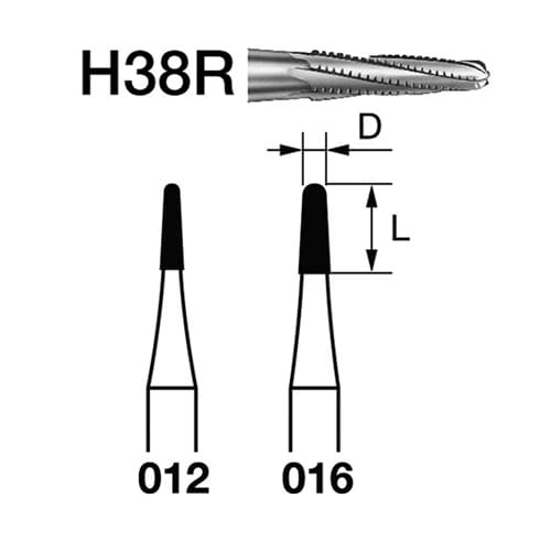 Fresa Komet H38R-314-012 MINIMO 5/u