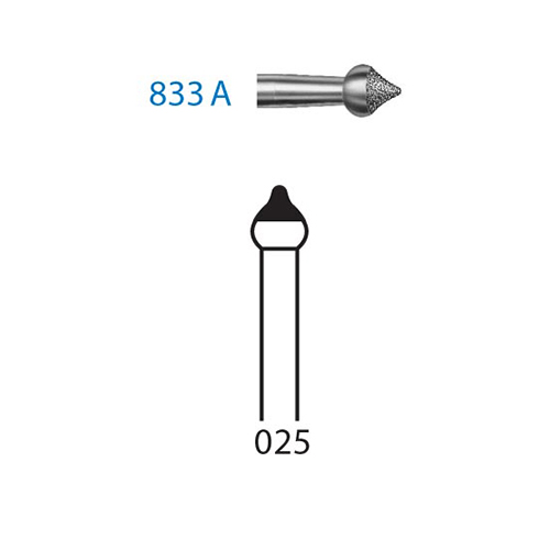 Fresa Komet 833A-314-025 MINIMO 5/u