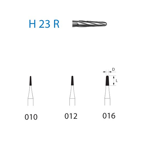 Fresa Komet H23R-104-012 MINIMO 5/u