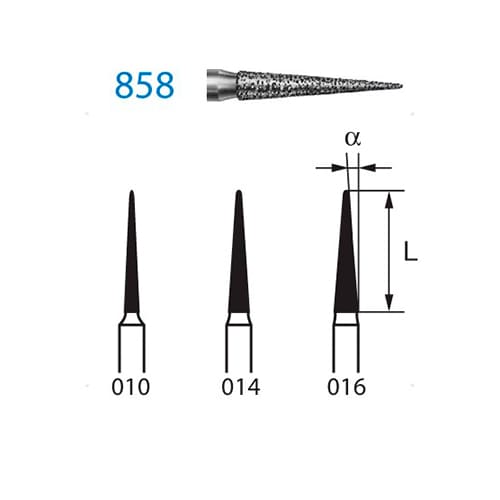 Fresa Komet 858-104-014 MINIMO 5/u
