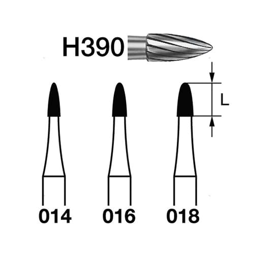 Fresa Komet H390-104-016 MINIMO 5/u