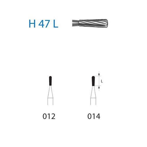 Fresa Komet H47L-314-012 MINIMO 5/u