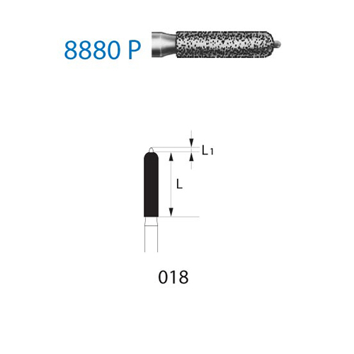 Fresa Komet 8880P-314-018 MINIMO 5/u