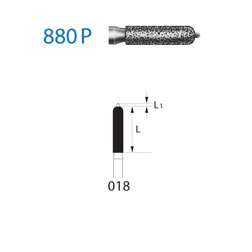 Fresa Komet 880P-314-018 MINIMO 5/u
