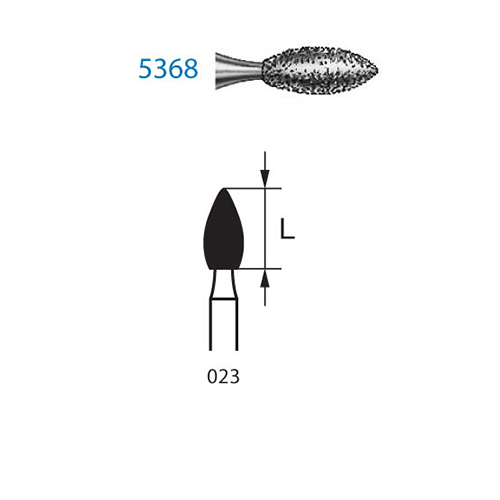 Fresa Komet 5368-314-023 MINIMO 5/u