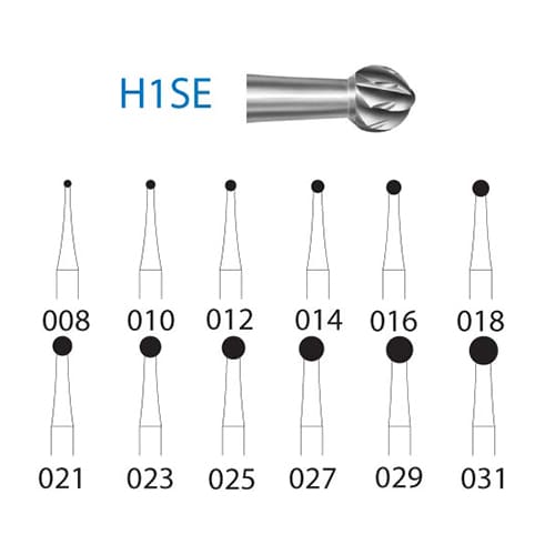 Fresa Komet H1SE-204-031 MINIMO 5/u