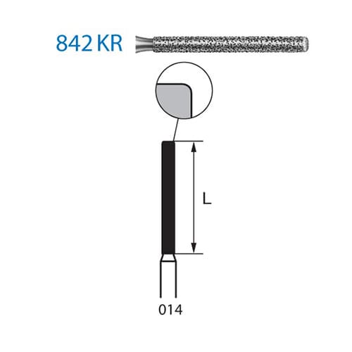 Fresa Komet 842KR-314-014 MINIMO 5/u