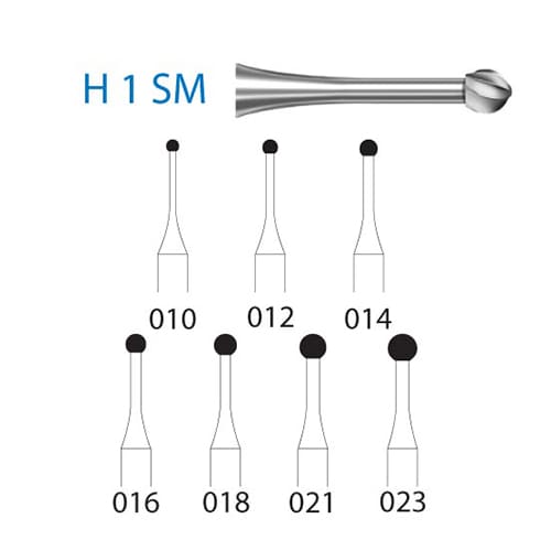 Fresa Komet H1SM-204-023 MINIMO 5/u