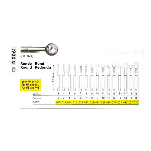Fresa Maillefer D0061-204-016