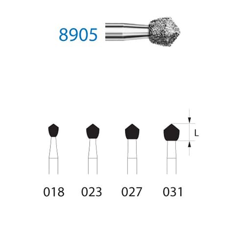 Fresa Komet 8905-313-018 MINIMO 5/u
