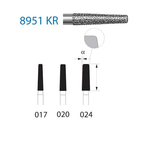 Fresa Komet 8951KR-314-024 MINIMO 5/u