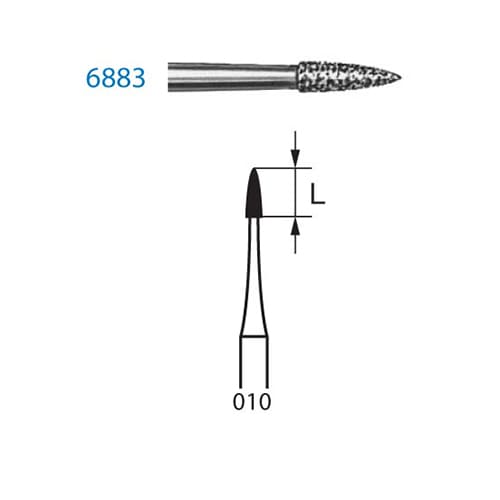 Fresa Komet 6883-314-010 MINIMO 5/u