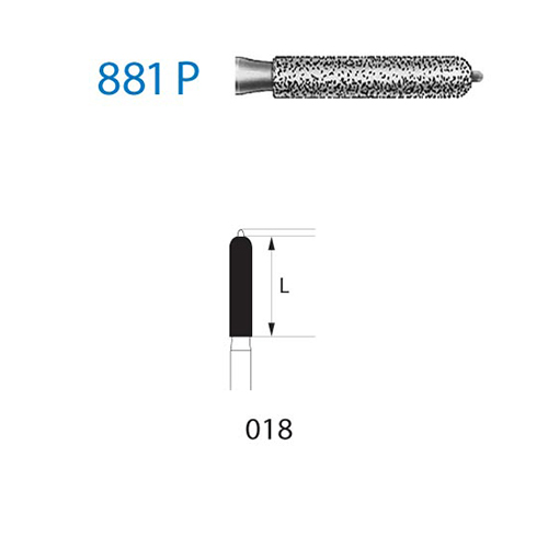 Fresa Komet 881P-314-018 MINIMO 5/u