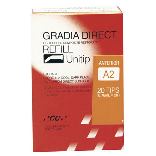 Gradia Direct Anterior 20 Unitips A2