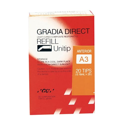 Gradia Direct Anterior 20 Unitips A3