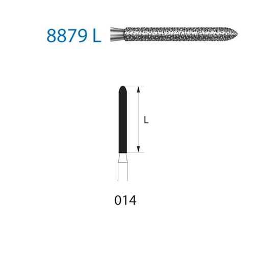 Fresa Komet 8879L-314-014 MINIMO 5/u